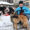 "Hunde helfen Menschen - Menschen helfen Hunden", Aktion von Fair Play auf dem Augsburger Martin-Luther-Platz