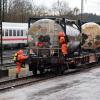 Aus einem Güterwaggon in Beimerstetten (Alb-Donau-Kreis) sind geringe Mengen einer gefährlichen Chemikalie ausgetreten. 