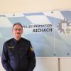 Erich Weberstetter ist seit 2016 Leiter der Polizeiinspektion in Aichach.