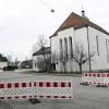 Die Kirche St. Franzikus bleibt nach dem Sturmschaden weiterhin gesperrt.                                        