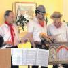 Der Männergesangsverein Täfertingen erfreute die Bewohner des Seniorenheims mit seinen Liedern. 