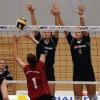 Volleyball VCA - Sinsheim -Oksana Roppel und Ingke Weimert (rechts) beim Block