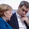 Bundeskanzlerin Angela Merkel (CSU) berät am Mittwoch mit den Regierungschefs der Länder, darunter Bayerns Ministerpräsident Msrkus Söder (CSU), über Lockerungen der Corona-Beschränkungen.