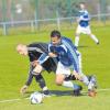 Derbytime – und das gleich dreifach – ist wieder am Wochenende. Jonas Gerhäußer (links) und der SV Mering II erwarten dabei den SV Ottmaring, der TSV Friedberg II (weiß-blau) ist bei Bärenkeller zu Gast. 