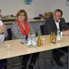 Pressekonferenz zum Coronavirus im Landratsamt (von links): Dr. Ingo Mecklenburg, Dr. Birgit Brünesholz, Landrat Thomas Eichinger und der für das Gesundheitswesen zuständige Sachgebietsleiter Tobias Reinhold.