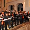 Bei seiner „geistlichen Abendmusik“ in der Pfarrkirche St. Andreas begeisterte der Chor 96 aus Ottobeuren unter Leitung von Helmut Scharpf mit einer anspruchsvollen Programmfolge. 	