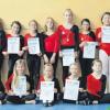 Eine gelungene Premiere bei Mannschaftswettkämpfen feierten die Mädchen des TSV Dasing.  