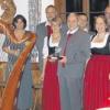 In den Mittelpunkt des Neujahrsempfangs der Vereinsvertreter hatte Bürgermeister Gerhard Struve die Unterrother Saitenmusik mit Hermann Dreier gestellt. Daher umrahmte Olga Jekle aus Krumbach mit ihrer Harfe den Abend.  