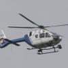 Ein Hubschrauber der Polizei beteiligte sich an der Suche nach einer 79-Jährigen Frau aus dem Bereich Biberbach. 