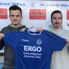 Die Brüder Marcus (links) und Tobias Wehren wechseln vom BC Aichach zum VfL Ecknach. 	