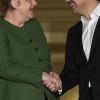 Alles wieder gut? Alexis Tsipras empfängt Angela Merkel. 	