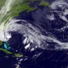 Hinter ihm eine Spur von Tod und Verwüstung - nun steuert Hurrikan «Sandy» die Ostküste der USA an.