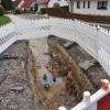 An der Baustelle „Am Berg“  in Wolferstadt begann die wilde Unfallfahrt der jungen Frau am Donnerstagabend. 