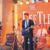 Alex Hitzler, Hans Uhl, Herman Innermann, Hartmut Welz und Volker Panitz (von links) begeisterten als „The PeeTles“ mit vielen Beatles-Hits statt beim Open Air auf dem Theklaberg auch im Weldener Holzwinkelsaal. 