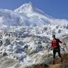 Petra Wendt-Maisch beim Manaslu-Trail-Race im Himalaja. 	