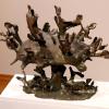 Ein Baum aus dem frühen Werk des Bronzeplastikers Emil Cimiotti: Organische Formen sind typisch für das Werk des Niedersachsen. 	