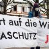 Vom Urteil überrascht: Nur ein paar Aktivisten der Ortsgruppe Karlsruhe von Fridays for Future feierten vor dem Verfassungsgericht einen historischen Erfolg.  	