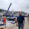 Olivier Becquet, Vorsitzender der Fischer-Genossenschaft von Le Tréport, sieht in einem Windpark vor dem Hafen den Untergang seiner Zukunft.