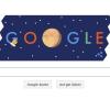 Das Google Doodle ist heute Pluto und der Sonde New Horizons gewidmet.