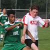 Im Endspiel der B-Junioren trat die SG Oberbernbach/Inchenhofen (weiße Trikots) gegen den den Oberligisten FC Stätzling als Außenseiter an. Am Ende setzte sich der Favorit erwartungsgemäß durch.