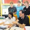 Beim „Tag der Ausbildung“ in Pfaffenhausen lernten die Jugendlichen bei der Firma Raico die tägliche Arbeit am PC kennen. 