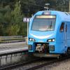 Der neue Go-Ahead-Zug fuhr dieser Tage auf seiner Schulungsfahrt auch durch den Geltendorfer Bahnhof. 
