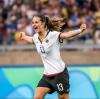 Sara Däbritz ist die Olympia-Entdeckung im Kader der deutschen Frauen-Nationalmannschaft.