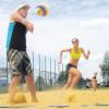 Beim ebf-Turnier am Friedberger „Strand“ spielten sich Franziska Dillinger und Christian Hurler im Mixed weit nach vorne.