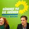Margarete Bause und Ludwig Hartmann führen künftig die Grünen-Fraktion im Landtag. Beide wurden ohne Gegenkandidaten gewählt. 