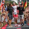 Nach dem Zieleinlauf war Jan Frodeno die Erschöpfung anzusehen.