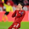 Münchens Robert Lewandowski war nicht zufrieden mit der taktischen Ausrichtung seiner Mannschaft.