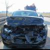 Das Auto, das am Sonntagmorgen auf der A7 zwischen Vöhringen und Hittistetten auf einen Kleintransporter auffuhr, wurde stark beschädigt. 