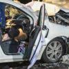 In diesem Auto kamen bei dem Frontalzusammenstoß mit einem VW-Bus eine Frau und ihre drei Kinder ums Leben. 