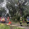 Starker Regen setzte am Donnerstagabend in Wertingen und Roggden Straßen und Keller unter Wasser. Die Feuerwehr war mehrfach im Einsatz.