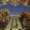 „Laut wird die Posaune klingen / Durch der Erde Gräber dringen /Alle hin zum Throne zwingen“: Fra Angelico hat das Jüngste Gericht, wie es das „Dies irae“ in Worte fasst, auf einem Gemälde dargestellt (Ausschnitt). 