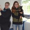 Vorsitzende des Tierschutzvereins Ariane Dallmaier (links) und zweite Vorsitzende Melanie Gorcica (mit Katzen Lilly und Zora) wissen, was sich verbessern soll.