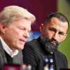 Stehen in der Kritik: Vorstandsvorsitzender Oliver Kahn und Sportvorstand Hasan Salihamidzic.
