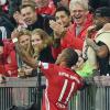 Nachdem Bayern-Spieler Costa gegen Gladbach einen Treffer erzielt hatte, machte er ein Selfie. Ein Freund von ihm veröffentlichte das Foto im Netz. 
