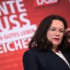 Nahles sagte auf die Frage, ob Rente ein Wahlkampfthema werde, die Rente stehe weiter auf der Tagesordnung. 