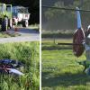 Schwer verletzt wurden ein 16-jähriger Fahrer eines Leichtkraftrades und sein 17-jähriger Sozius nach einem Verkehrsunfall mit einem landwirtschaftlichen Gespann zwischen Goldbach und Jettingen-Scheppach. Der 17-jährige Sozius wurde mit dem Rettungshubschrauber in die Uniklinik nach Augsburg geflogen. Der 16-jährige Motorradfahrer kam mit dem Krankenwagen in die Uniklinik nach Ulm. 