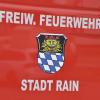 Die Freiwillige Feuerwehr Rain war am Montagabend im Einsatz.
