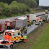 Nach einem Unfall war die A 96 zwischen Bad Wörishofen und Buchloe teilweise gesperrt.