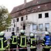 Ein technischer Defekt war wohl Auslöser des Brandes in Schloss Emersacker.