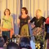 Die fünf Frauen von Shalamazl sangen im Rieser Dialekt und nahmen Bezug zum Schicksal vieler Flüchtlinge.  	