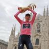 Der Giro d'Italia startete am 8. Mai 21. Alle Infos zu Etappen, Zeitplan, Ergebnissen, Terminen und Übertragung live im Free-TV und Livestream erhalten Sie hier. Im Bild: Vorjahressieger des Giro d'Italia 2020, der Brite Tao Geoghegan Hart.