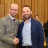 Mit 56,8 Prozent setzte sich Andreas Reiter (CSU/ Unabhängige Wähler) (links) gegen Markus Reiter von den Freien Wählern (rechts) durch.  	