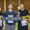 Als Einzelspieler und in der Mannschaft stark: die Dillinger Tischtennis-Herren (von links) Uli Foag, Matthias Jörg, Benedikt Hirner, Andreas Brandt, Sandro Hofmann und Michael Wojnarowicz. 	 	