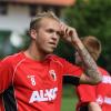 Raphael HOLZHAUSER (FC Augsburg), Einzelbild, Aktion, 	

FC Augsburg, Vorbereitung, Trainingslager, Ruhpolding, 02.07.2013,