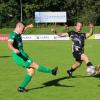 Die Nördlinger Bayernliga-Fußballer (links im Bild: Mirko Puscher) spielen am Sonntag in Augsburg. 