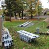 Die Bauarbeiten für den Bewegungsparcours im Friedberger Stadtgarten haben begonnen. Ab Mitte November kann hier trainiert werden.  	Foto: Felicitas Lachmayr